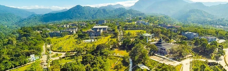 Aerial View Unand difoto oleh tim Unggeh Tabang.